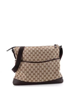 Gucci Zip Messenger Bag Gg Canvas With #324853G84B